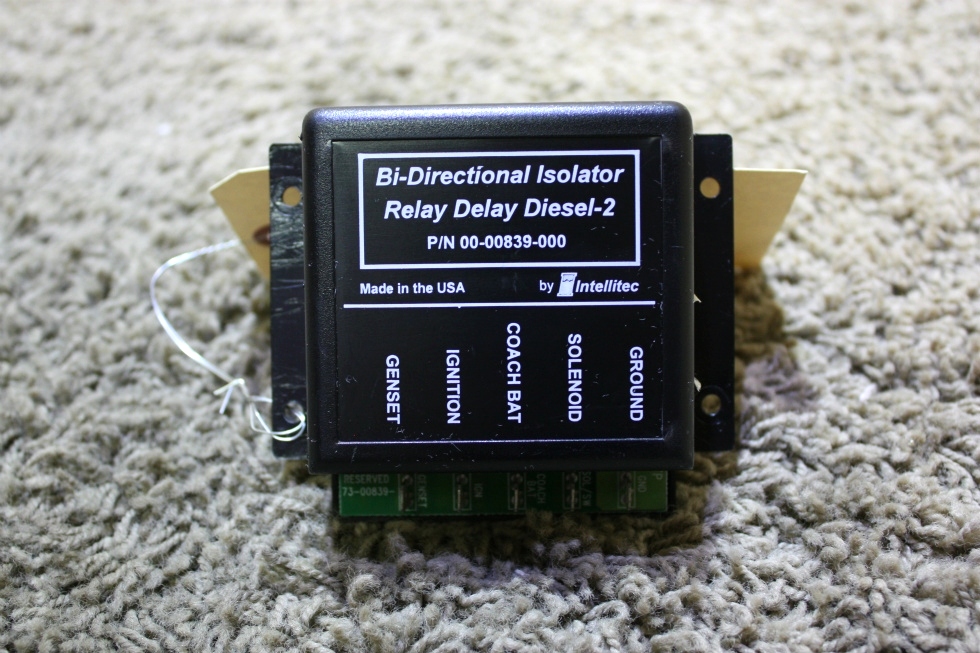 battery isolator relay delay