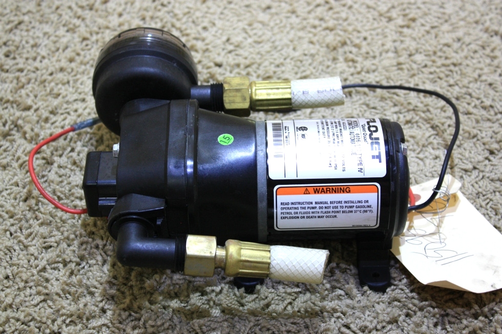 RV Components USED RV PARTS FLOJET "QUIET QUAD" WATER PUMP 4406143 FOR