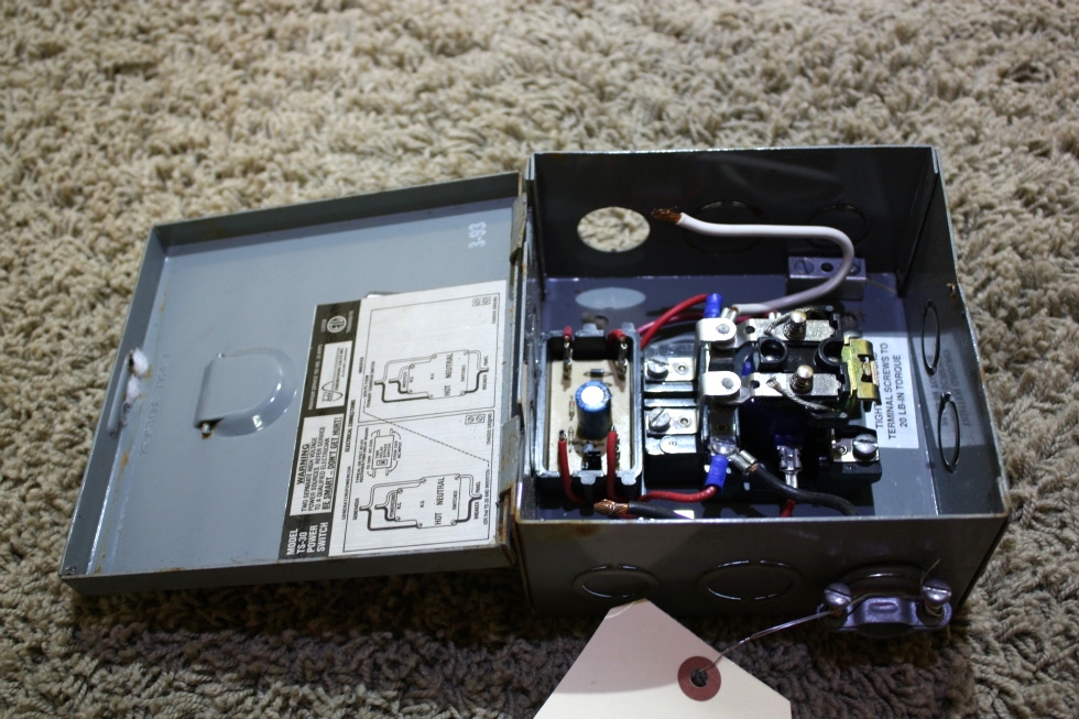 RV Components USED RV POWER SWITCH AUTOMATIC TRANSFER SWITCH TS 30 FOR