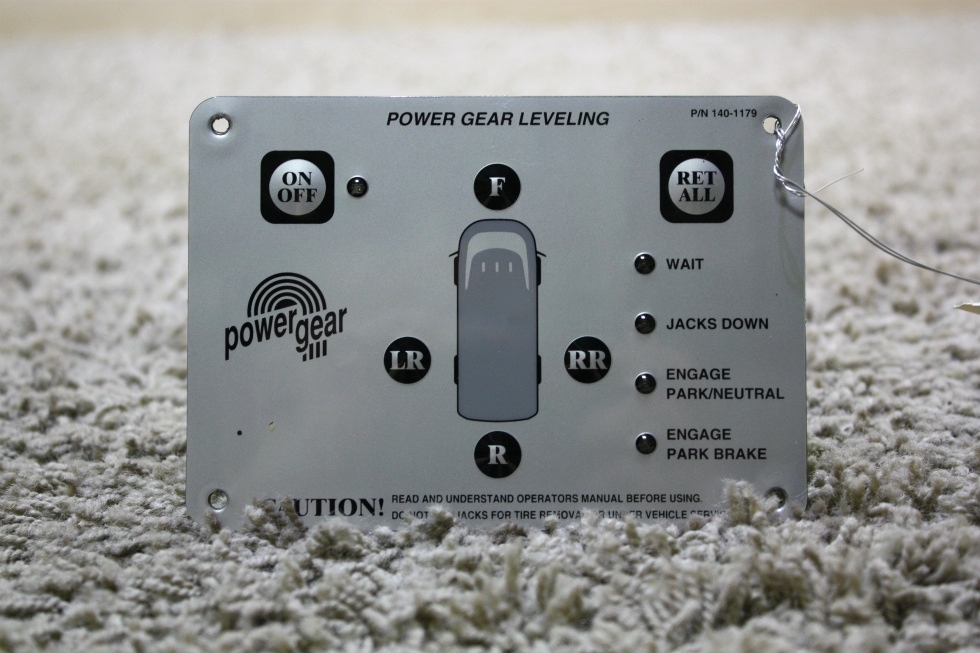 RV Components USED RV POWER GEAR LEVELING TOUCH PAD 1401179 FOR SALE Leveling System