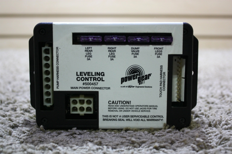 RV Components USED RV POWER GEAR LEVELING CONTROL BOARD 500457 FOR SALE