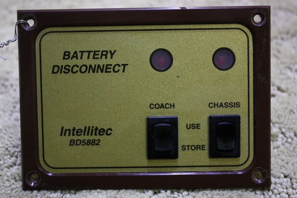 RV Components USED INTELLITEC BATTERY DISCONNECT SWITCH BD5882 FOR SALE