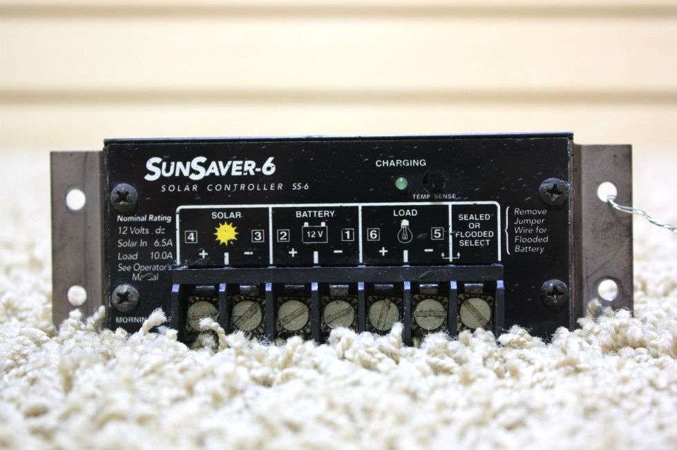 RV Accessories USED SUNSAVER6 SOLAR CONTROLLER FOR SALE RV Electrical